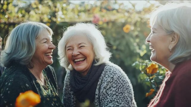 Friendly gathering with joy and camaraderie.