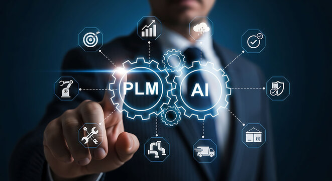 AI and PLM Integration for Digital Transformation in Smart Industrial Manufacturing