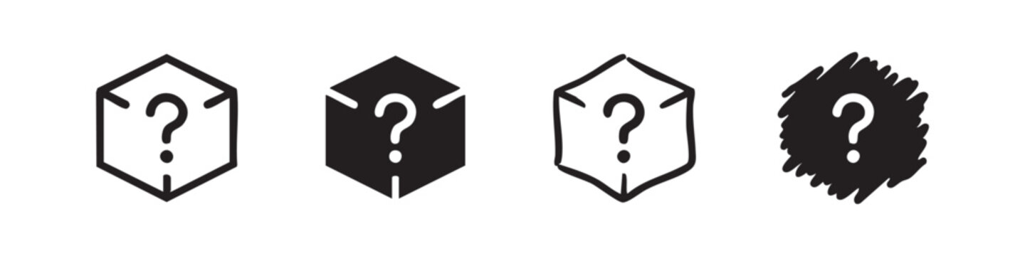 Question mark box icons
