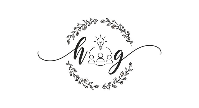 Wedding Monogram Logo Design.