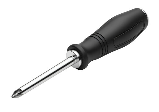 Professional Phillips Screwdriver on White Background on white background , Isolated on Transparent Background, PNG, Generative...
