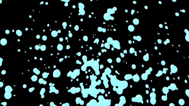Abstract black and white background featuring a winter snowflake pattern with shiny falling particles and blue light stars for a festive holiday night illustration