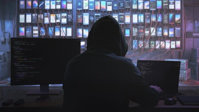 Mysterious Operator Controlling Network Of Smartphones And Server Equipment In Low Light Environment