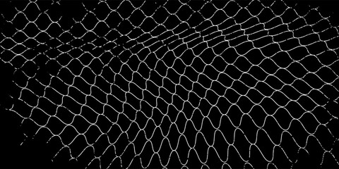 Net texture pattern on white background. Net texture pattern for backdrop and wallpaper. Realistic net pattern with black squares. Geometric background, vector Eps10 © Adell