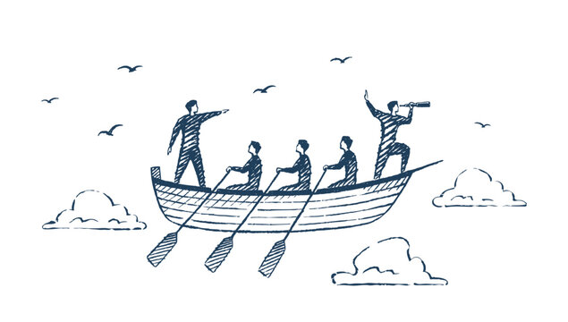 TeamWork - Hand Drawn Sketch