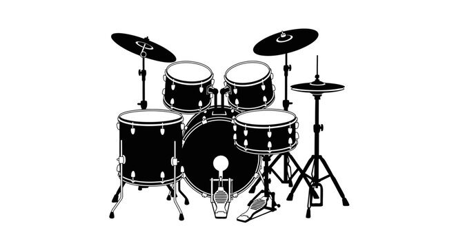 Drum Set Musical Instrument.