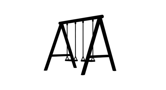 Black Swing Set Swingset.