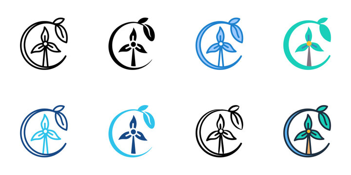 Sustainability icons set multiple style collection. Editable stroke 
