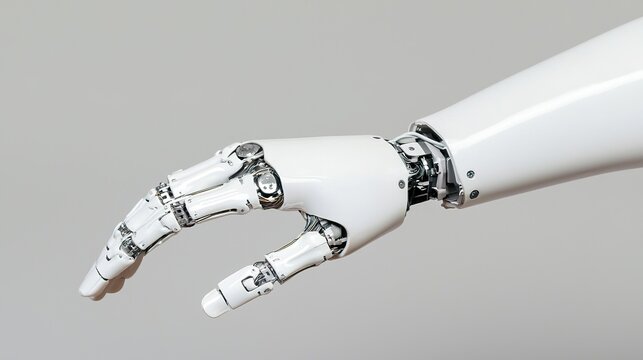 Personalized robotic prosthetic limbs adapting to user movement and brain signals, providing natural dexterity and seamless integration, advanced biomechanics