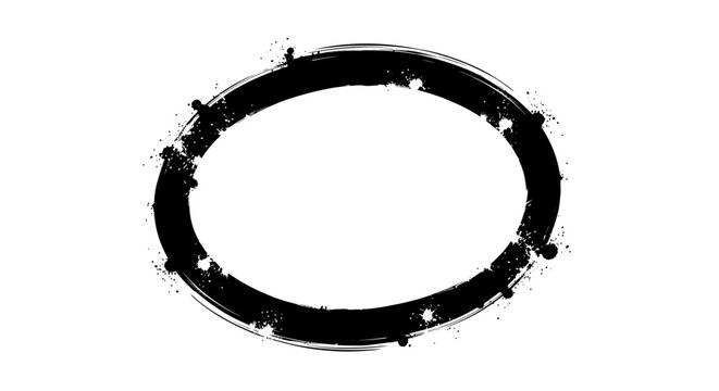 Black metal tambourine musical instrument.