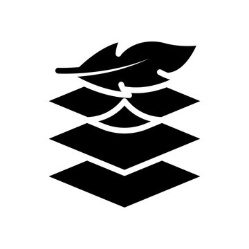 fabric with feather filler icon single, high comfort structure, less weight, vector illustration on white background
