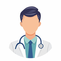 Fototapeta premium Doctor Icon with Stethoscope
