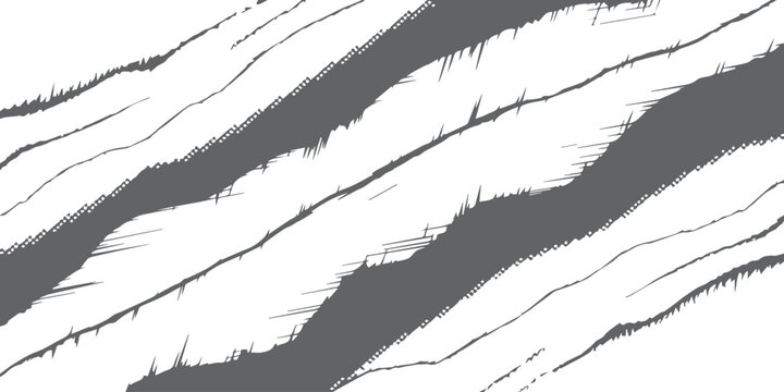 Grungy black leather texture with a ripped paper border and white ink splash design featuring a rough torn edge frame illustration