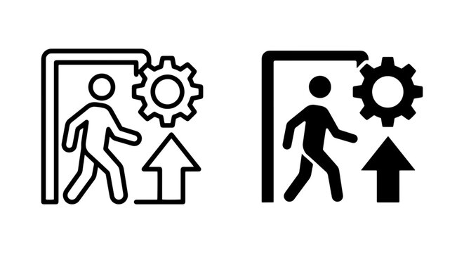 business process improvement and optimization vector icons