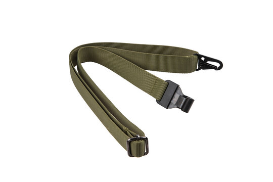 Olive green tactical weapon rifle sling