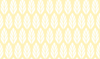 Naklejka premium Wheat pattern wallpaper. Vector oat symbols