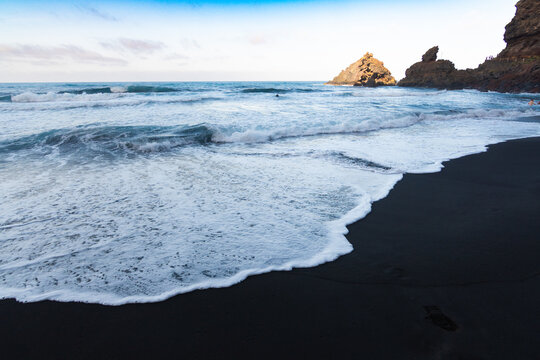 Landscape of Nogales Beach (La Palma, Canary islands, Spain)