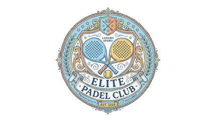 Obraz premium Elite Padel Club Vintage Premium Sport Tee