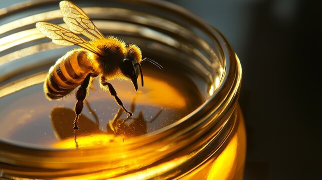 delicate bee figurine