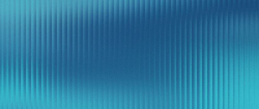 Rich blue, cyan, and deep teal color blend behind grainy fluted glass refraction for modern panoramic dashboard backdrop.