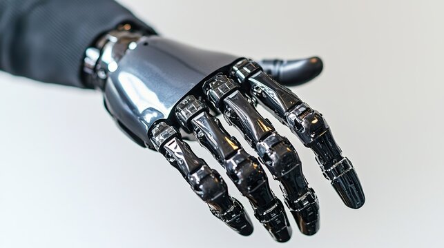 Personalized robotic prosthetic limbs adapting to user movement and brain signals, providing natural dexterity and seamless integration, advanced biomechanics