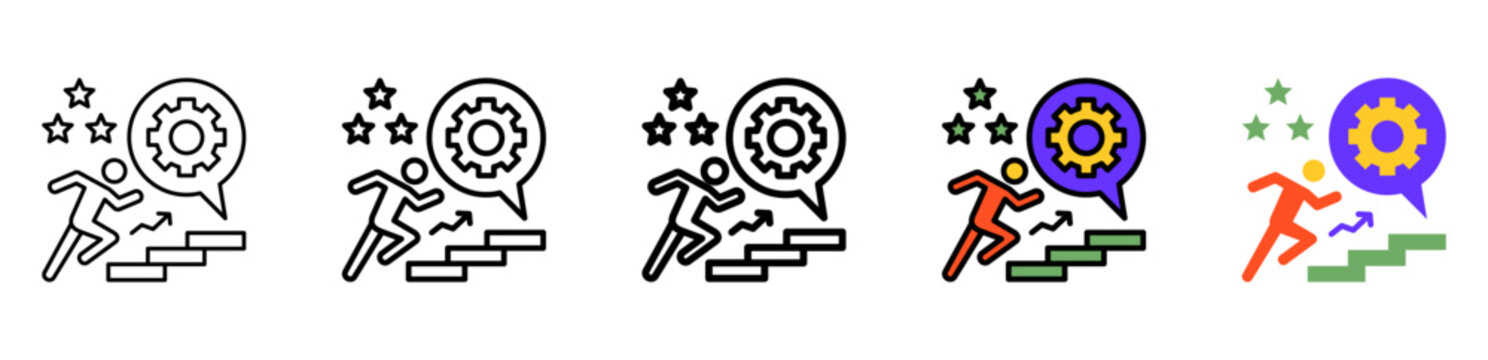 Start Icon Collection With Different Styles And Colors