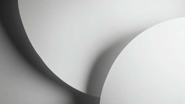 clean white background with faint dual-tone overlay shapes, organic vs geometric balance, understated co-creation theme, ai co-creator abstract background