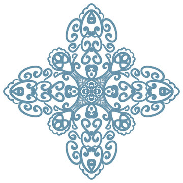 Blue Ornament -295
