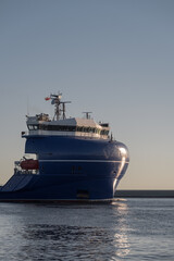 Obraz premium OFFSHORE SHIP - Specialized vessel designed to support marine construction, and logistics on sea