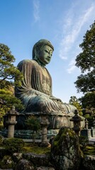 Obraz premium Great Buddha statue in Kamakura Japan