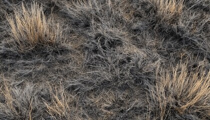 Obraz premium Dry Natural Grass Field Backdrop with Detailed Grain Texture and Golden Weeds for Landscape Design