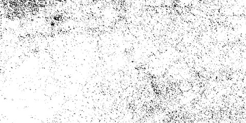 Naklejka premium Distressed texture with rough edges and speckled pattern grunge. Glitch distorted grungy isolated layers. crack halftone dots. White background with scattered black scratches.
