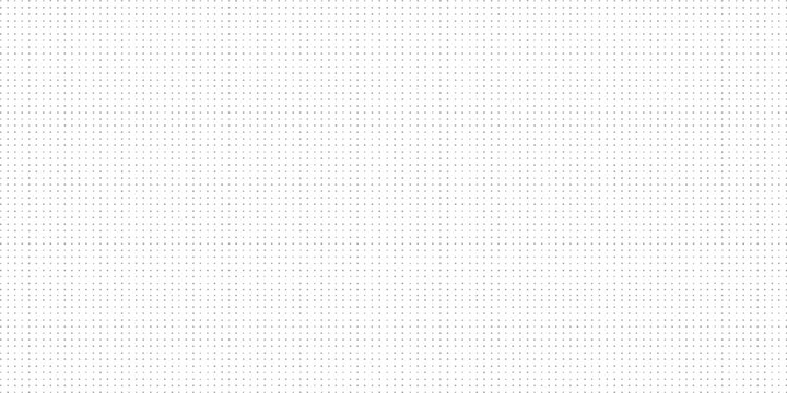 Minimalist digital dot grid pattern background featuring evenly spaced small black circles on a crisp white surface perfect for technical drafting or bullet journal designs