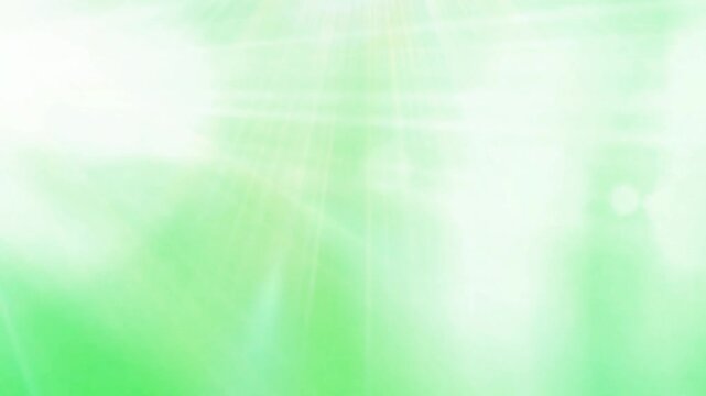 Vibrant colorful confetti explosion with sparkling lights and rays on green background festive celebration motion graphics