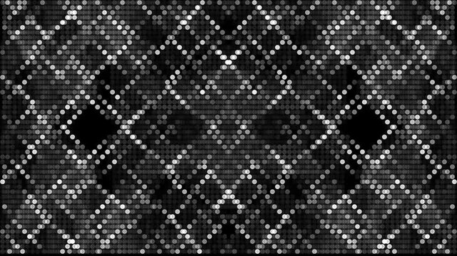 random dotted flicker halftone background, technology video animation