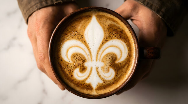 Perfect for coffee shops, cafes, and social media posts. An elegant and cozy image to promote warm drinks and relaxation.