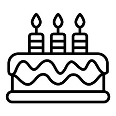 Fototapeta premium Birthday Icon