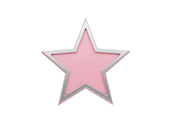 Fototapeta premium Pink gift box with ribbon vector icon isolated on transparent background
