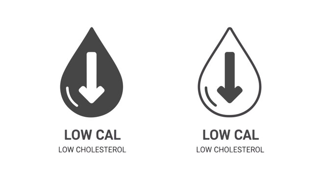 low cholesterol diet concept icon - Glyph solid icon - Editable modern style icon - Clipart, sticker - icon set - Clipart