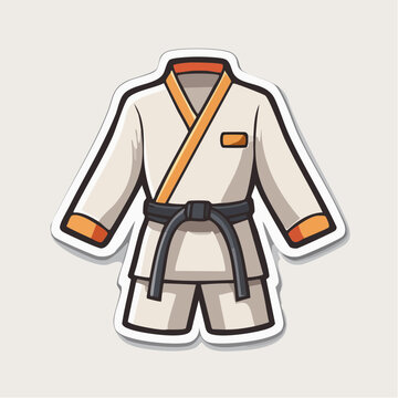 Karate Gi with Black Belt