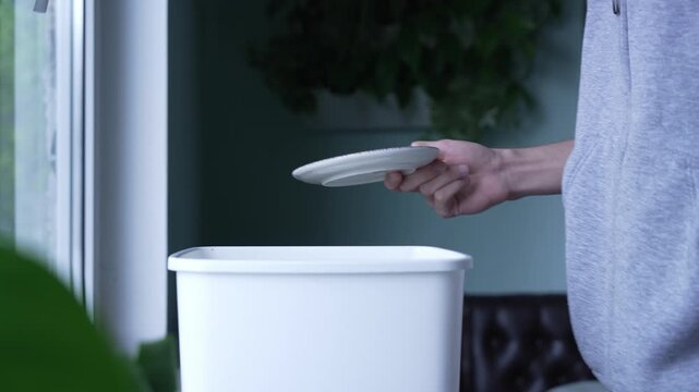 Food waste composting in kitchen, eco friendly waste management