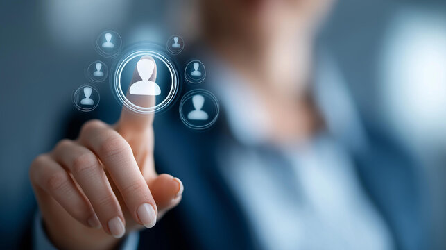 Close-up of a digital interface showing candidate management and onboarding stages in a 3D recruitment pipeline, HR workflow concept, end-to-end hiring visualization, talent management
