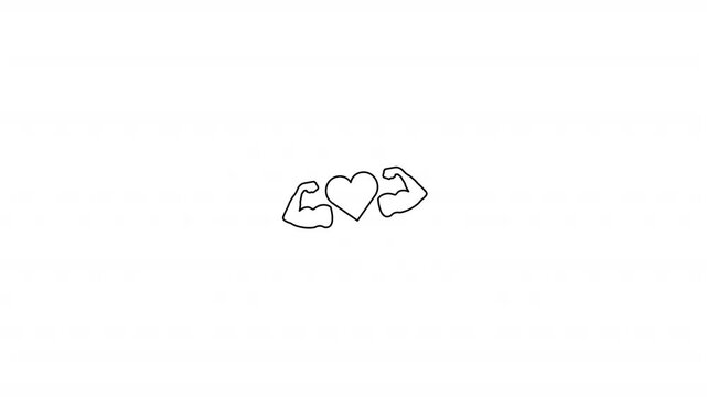 Two Strong Arm With Heart