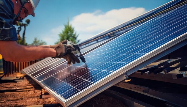Solar Panel Installation - Harnessing Renewable Energy for a Sustainable Future.