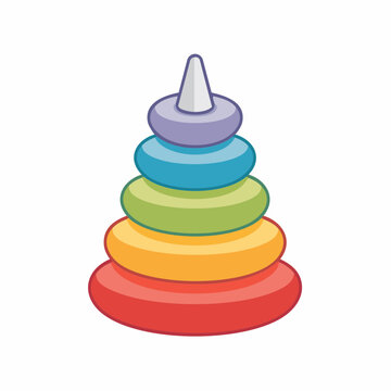 Colorful Stacking Rings Toy