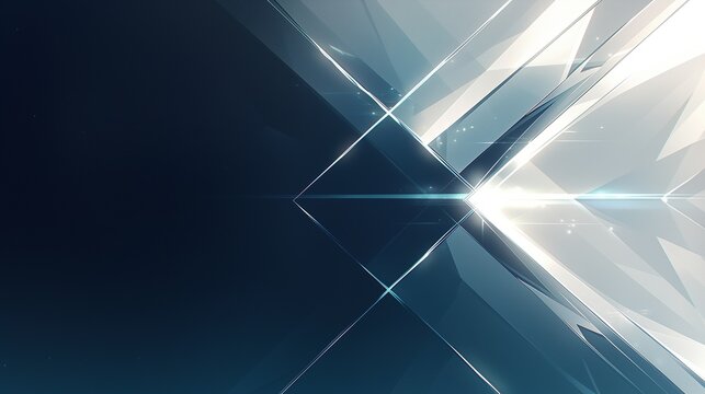 Abstract blue and white geometric Kpop diamond background with glowing light trails and diamond patterns, sleek gradient design for corporate presentations, Artemis Titanium universe explore 