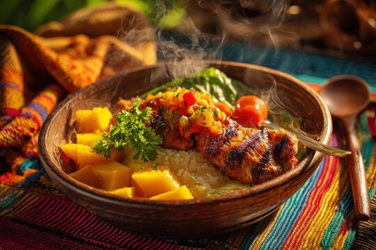 Traditional Zimbabwean Sadza Dish