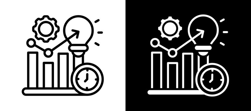 Real Time whiteblack icon
