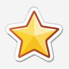 Fototapeta premium Golden Star Icon