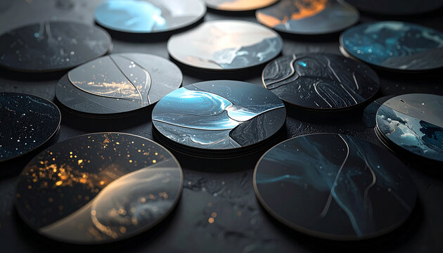 Abstract circular objects